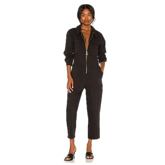 Pistola Black Utility Jumpsuit - Picture 2 of 6
